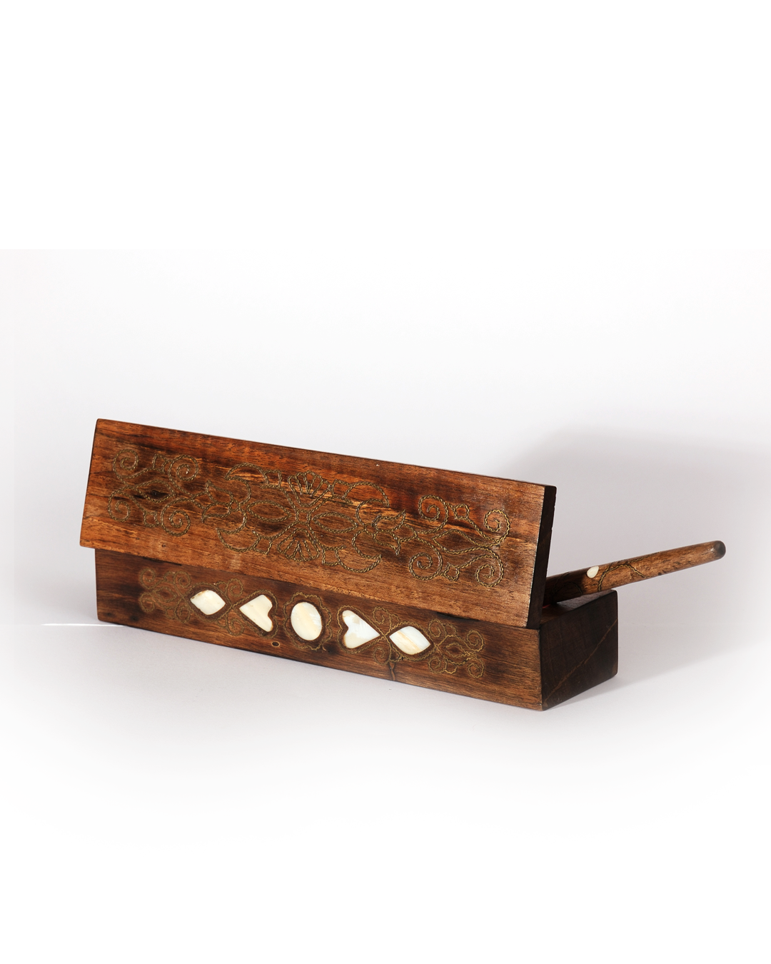 Yasemin | El Yapımı Sedef Kakma Dikdörtgen Kalemlik – Geleneksel Zarafet, Ustalıkla Buluşuyor - Görsel 6