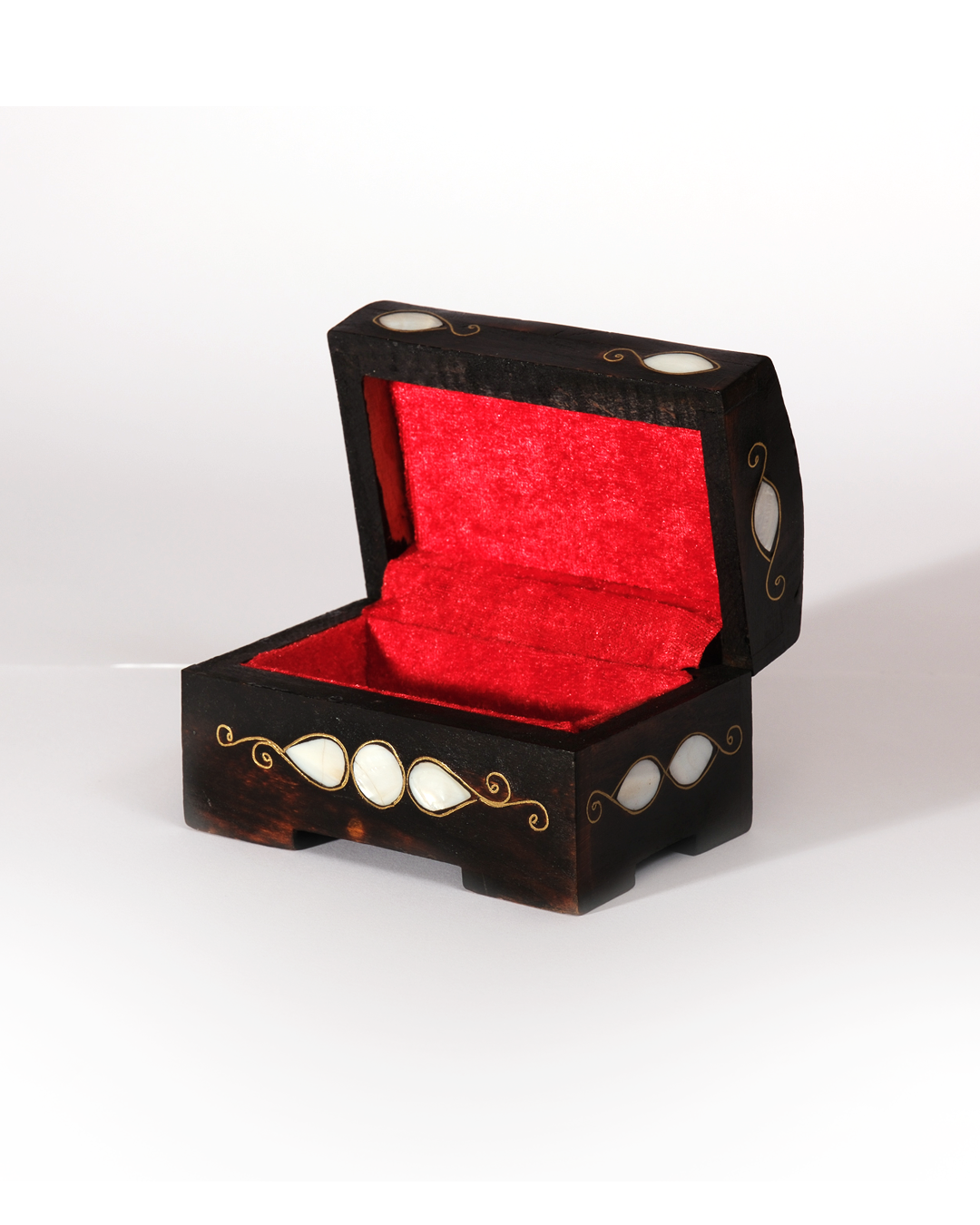 Yasemin | El Yapımı Sedef Kakma Ahşap Kutu İçi Kadife Kaplı – Geleneksel Kakma Sanatıyla Özgün Tasarım - Görsel 2
